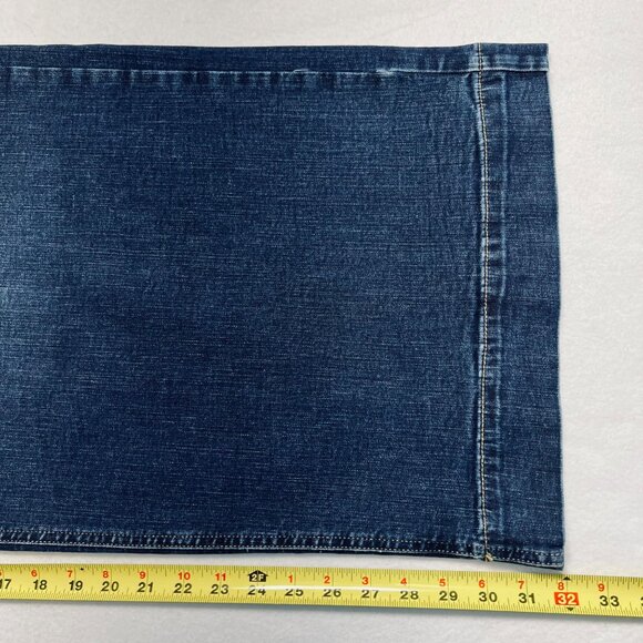 Liz Claiborne Women Wide Leg High Rise Stretch Blue Denim Jeans Plus Sz 26W NWT - Picture 12 of 12
